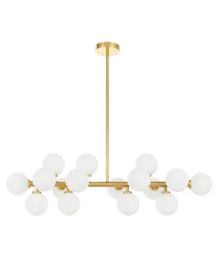 NOWOCZESNA LAMPA WISZĄCA MOSIĘŻNA PETRICA W16