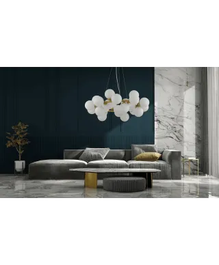 NOWOCZESNA LAMPA WISZĄCA MOSIĘŻNA MARSIADA W25