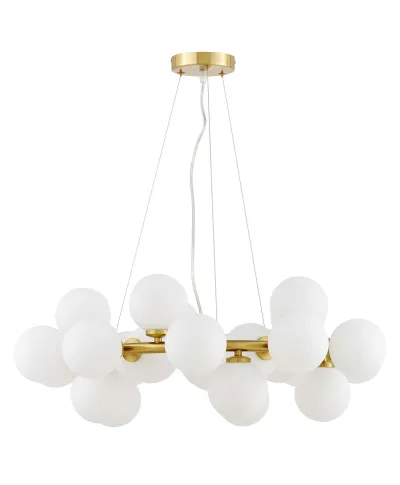 NOWOCZESNA LAMPA WISZĄCA MOSIĘŻNA MARSIADA W25