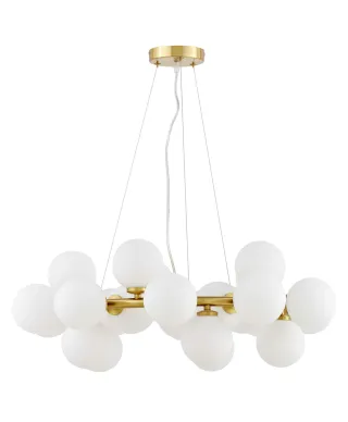 NOWOCZESNA LAMPA WISZĄCA MOSIĘŻNA MARSIADA W25