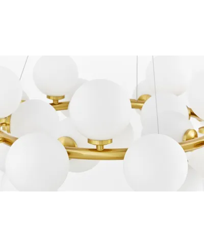 NOWOCZESNA LAMPA WISZĄCA MOSIĘŻNA MARSIADA W25