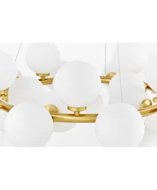 NOWOCZESNA LAMPA WISZĄCA MOSIĘŻNA MARSIADA W25