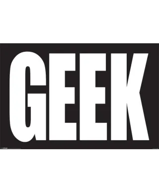 Geek - plakat