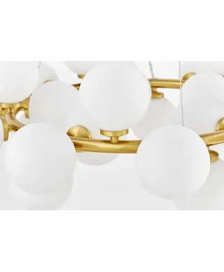 NOWOCZESNA LAMPA WISZĄCA MOSIĘŻNA MARSIADA W25