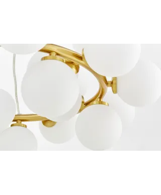 NOWOCZESNA LAMPA WISZĄCA MOSIĘŻNA MARSIADA W25