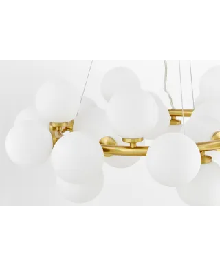 NOWOCZESNA LAMPA WISZĄCA MOSIĘŻNA MARSIADA W25