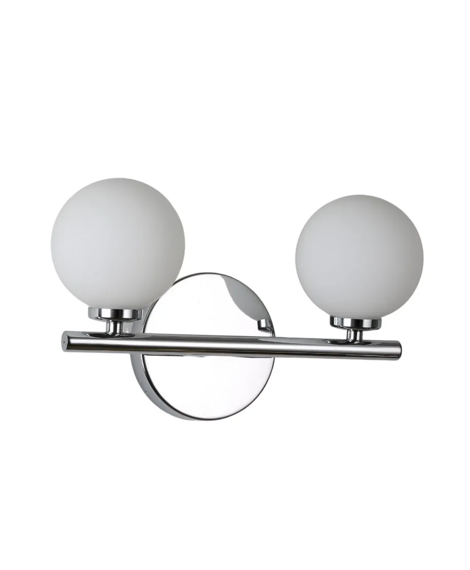 LAMPA ŚCIENNA KINKIET NOWOCZESNY CHROMOWANY MARSIADA W2