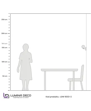 LAMPA ŚCIENNA KINKIET NOWOCZESNY CHROMOWANY MARSIADA W2