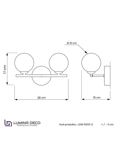 LAMPA ŚCIENNA KINKIET NOWOCZESNY CHROMOWANY MARSIADA W2