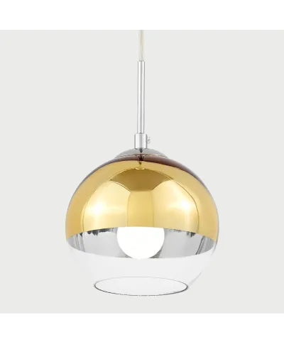 NOWOCZESNA LAMPA WISZĄCA ZŁOTA VERONI D15