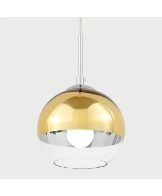 NOWOCZESNA LAMPA WISZĄCA ZŁOTA VERONI D15