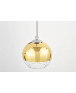 NOWOCZESNA LAMPA WISZĄCA ZŁOTA VERONI D15