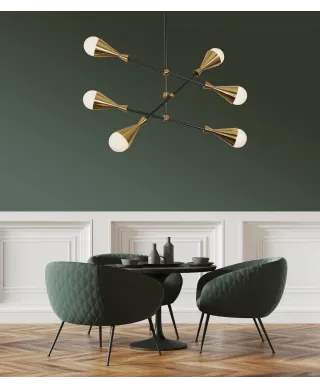 NOWOCZESNA LAMPA WISZĄCA VALPINA W6