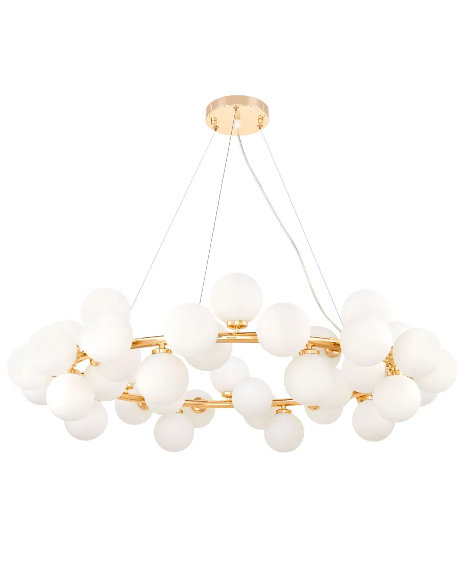 NOWOCZESNA LAMPA WISZĄCA ZŁOTA MARSIADA W40