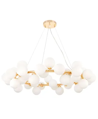 NOWOCZESNA LAMPA WISZĄCA ZŁOTA MARSIADA W40