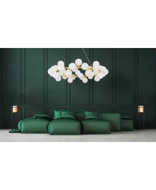 NOWOCZESNA LAMPA WISZĄCA ZŁOTA MARSIADA W40