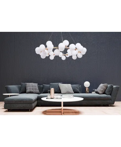 NOWOCZESNA LAMPA WISZĄCA ZŁOTA MARSIADA W40