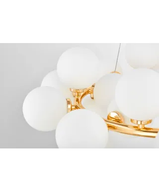 NOWOCZESNA LAMPA WISZĄCA ZŁOTA MARSIADA W40