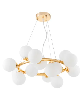 NOWOCZESNA LAMPA WISZĄCA ZŁOTA MARSIADA W15