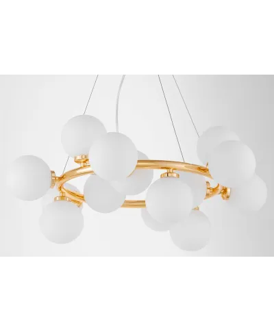 NOWOCZESNA LAMPA WISZĄCA ZŁOTA MARSIADA W15