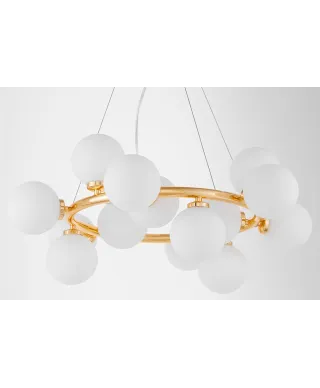 NOWOCZESNA LAMPA WISZĄCA ZŁOTA MARSIADA W15