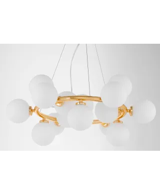 NOWOCZESNA LAMPA WISZĄCA ZŁOTA MARSIADA W15