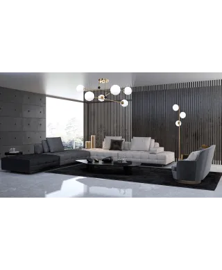 NOWOCZESNA LAMPA WISZĄCA MOSIĘŻNA BERSAGO W6