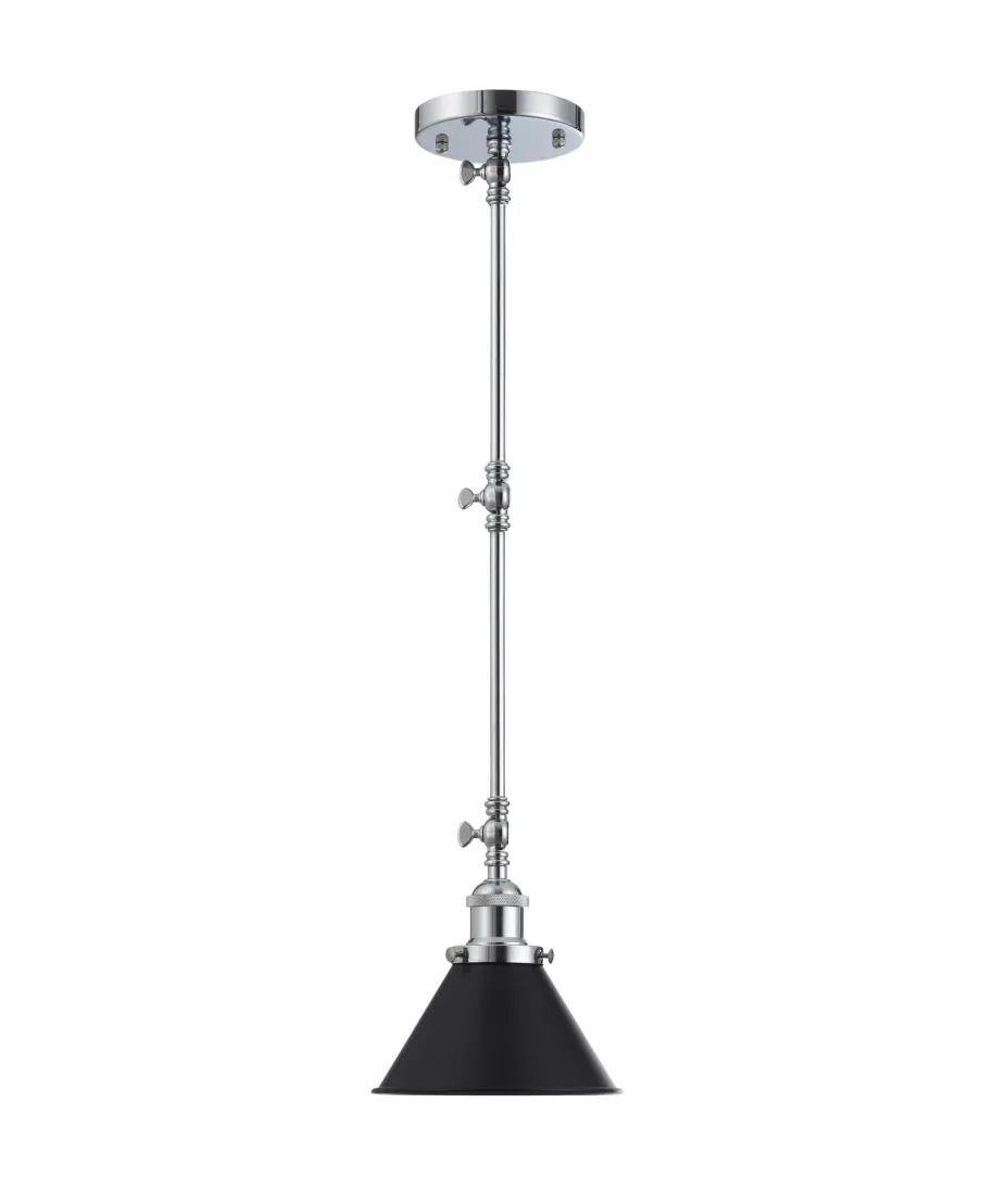 LAMPA ŚCIENNA LOFTOWA CHROMOWANA DERI W2