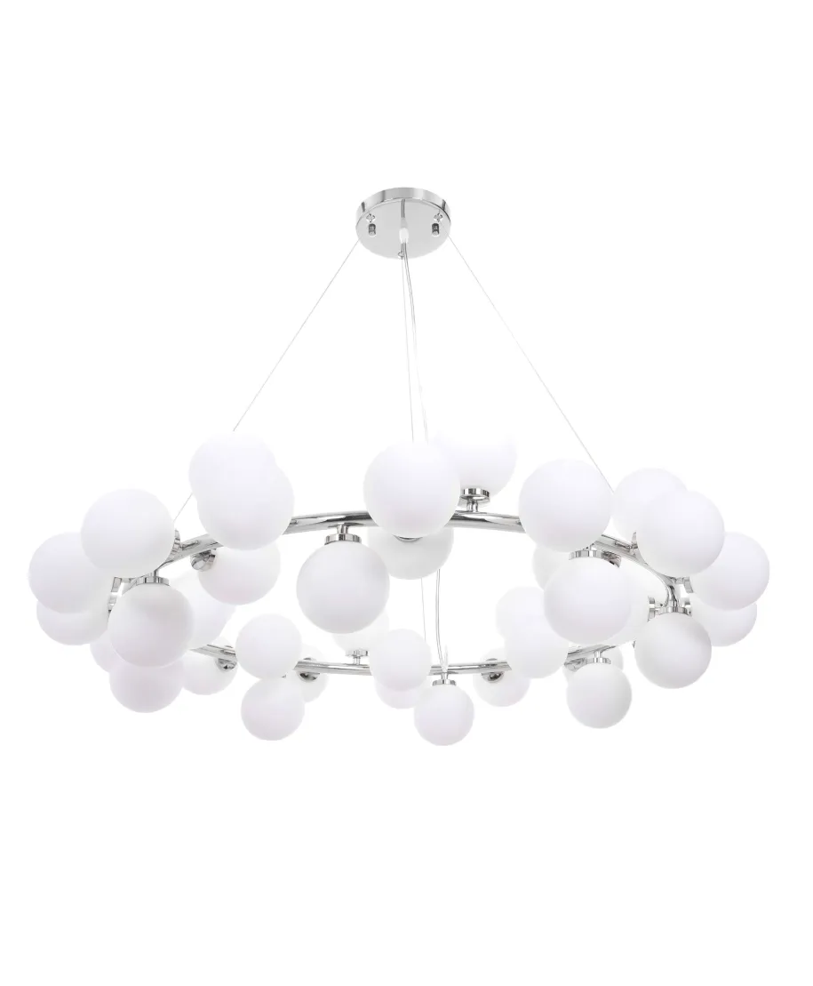 NOWOCZESNA LAMPA WISZĄCA CHROMOWANA MARSIADA W40