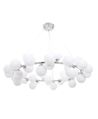 NOWOCZESNA LAMPA WISZĄCA CHROMOWANA MARSIADA W40