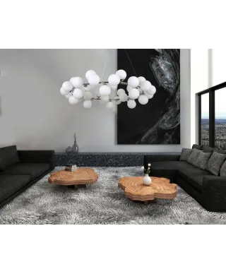 NOWOCZESNA LAMPA WISZĄCA CHROMOWANA MARSIADA W40