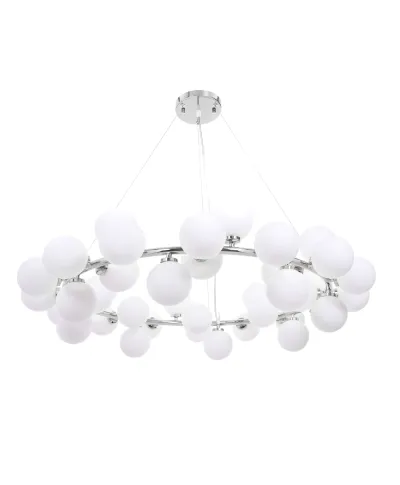 NOWOCZESNA LAMPA WISZĄCA CHROMOWANA MARSIADA W40