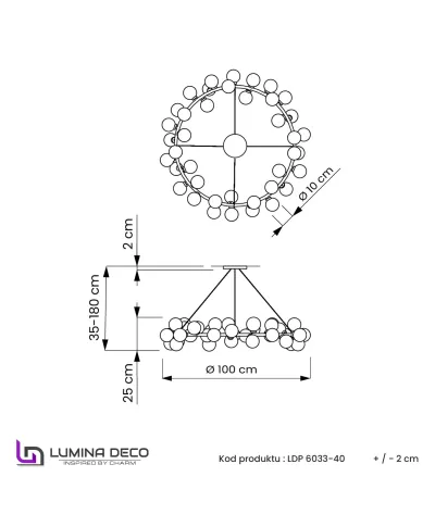 NOWOCZESNA LAMPA WISZĄCA CHROMOWANA MARSIADA W40