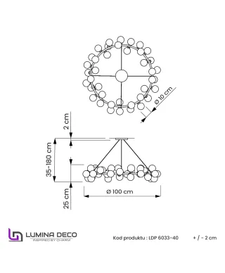 NOWOCZESNA LAMPA WISZĄCA CHROMOWANA MARSIADA W40