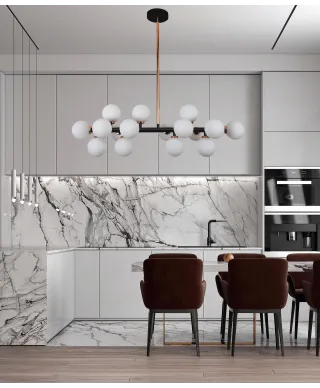 NOWOCZESNA LAMPA WISZĄCA CZARNO-ZŁOTA PETRICA W16