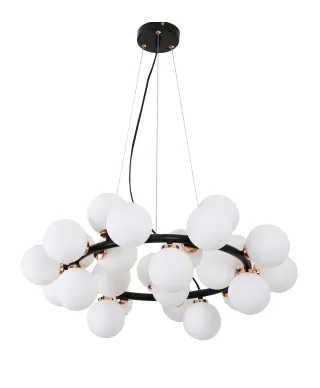 NOWOCZESNA LAMPA WISZĄCA CZARNO-ZŁOTA MARSIADA W25