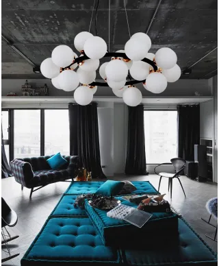 NOWOCZESNA LAMPA WISZĄCA CZARNO-ZŁOTA MARSIADA W25