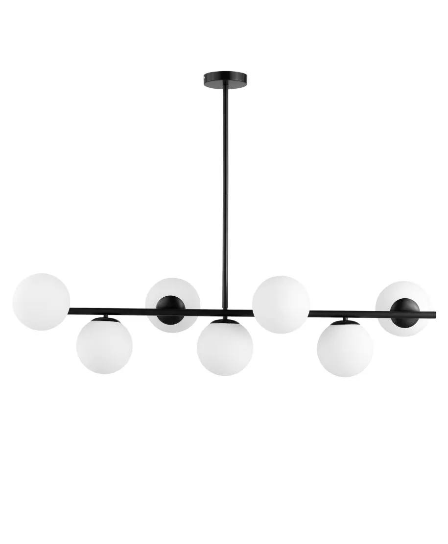 NOWOCZESNA LAMPA WISZĄCA CZARNO-BIAŁA FREDICA W7