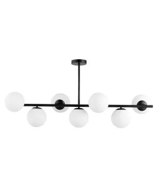 NOWOCZESNA LAMPA WISZĄCA CZARNO-BIAŁA FREDICA W7