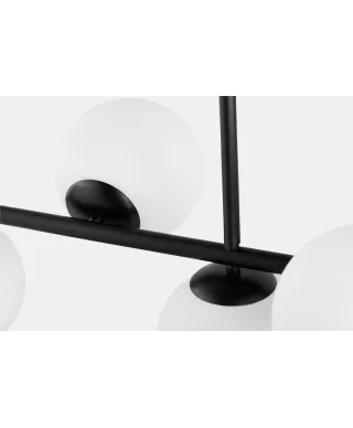 NOWOCZESNA LAMPA WISZĄCA CZARNO-BIAŁA FREDICA W7