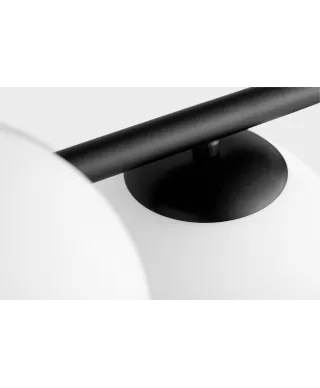 NOWOCZESNA LAMPA WISZĄCA CZARNO-BIAŁA FREDICA W7