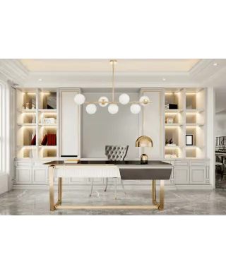 NOWOCZESNA LAMPA WISZĄCA ZŁOTA FREDICA W7