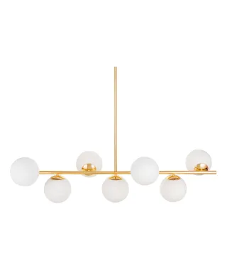 NOWOCZESNA LAMPA WISZĄCA ZŁOTA FREDICA W7