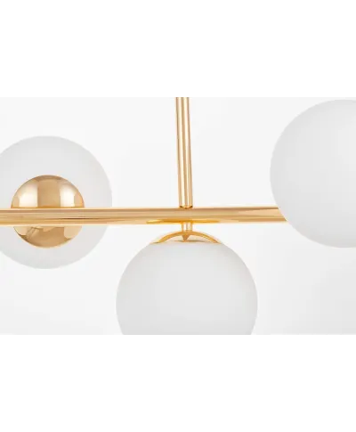 NOWOCZESNA LAMPA WISZĄCA ZŁOTA FREDICA W7