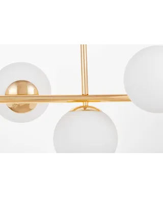 NOWOCZESNA LAMPA WISZĄCA ZŁOTA FREDICA W7