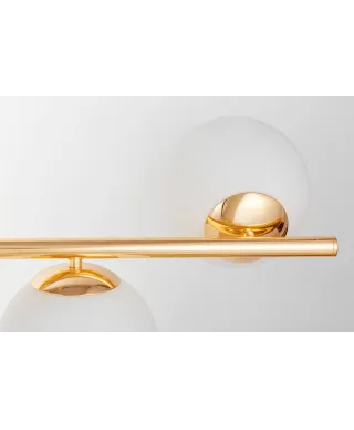 NOWOCZESNA LAMPA WISZĄCA ZŁOTA FREDICA W7