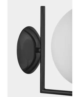 NOWOCZESNA LAMPA ŚCIENNA KINKIET CZARNY SORENTO D20