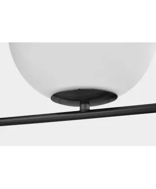 NOWOCZESNA LAMPA ŚCIENNA KINKIET CZARNY SORENTO D20