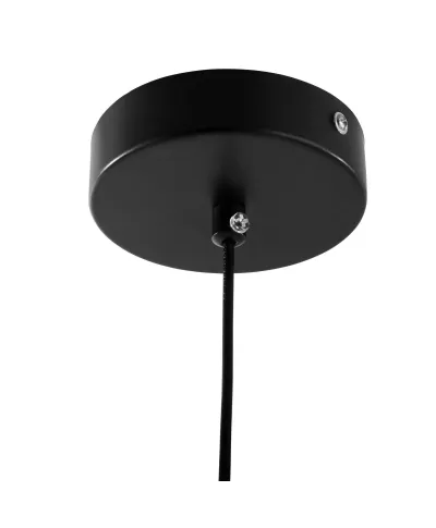 NOWOCZESNA LAMPA WISZĄCA CZARNA FREDICA D15