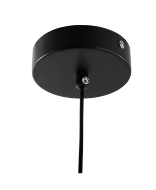 NOWOCZESNA LAMPA WISZĄCA CZARNA FREDICA D15